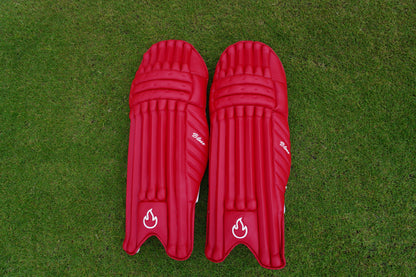 Red Batting Pads